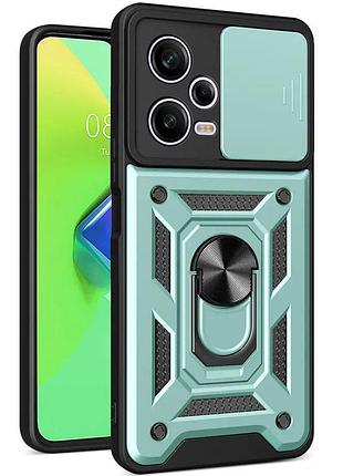 Чохол ummi camshield serge ring для xiaomi redmi note 12 pro+ 5g зелений