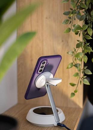 Чехол tpu bloom with magsafe для samsung galaxy a17 4g/5g purple