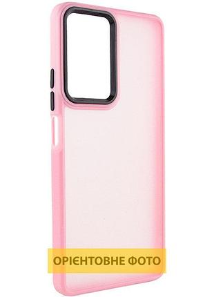 Чехол tpu+pc lyon frosted для infinix hot 60i / hot 60 pink