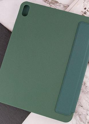 Чехол smart case open buttons для apple ipad 10.9" (2022-24) / 11" (a16) 2025 green