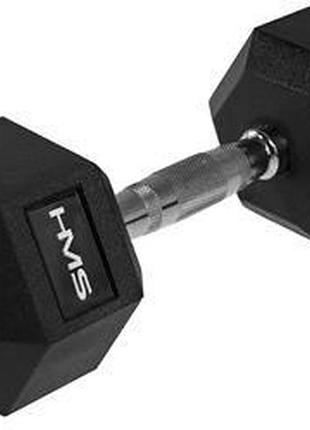 Гантель шестигранна hms hex pro, 14 кг