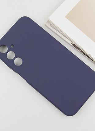 Чехол silicone cover lakshmi full camera (aaa) для samsung galaxy a56 5g темно-синий / midnight blue
