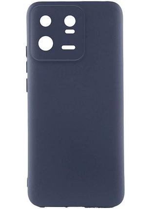 Чехол silicone cover lakshmi full camera (a) для xiaomi 13 pro синий / midnight blue