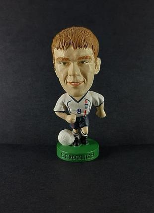 Пол скоулз. английская фигурки футболистов. серия corinthian prostars