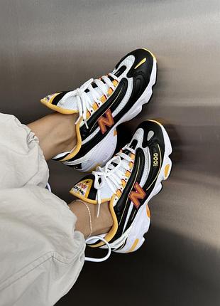 New balance 1000 | black / white / yellow premium (6)