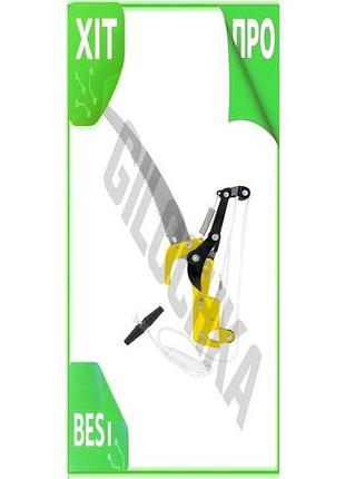 Ve сучкорез штанговый mastertool 330мм new version стальной для обрезки веток и формирования кроны дер n6w_ver