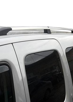Рейлинги хром для renault kangoo 2008-2020 дуги на крышу алюминиевые для установки в штатные места ve-33