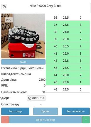Nike p-6000 grey black 2