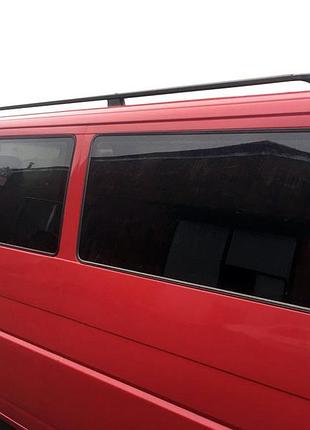 Рейлинги черные короткая база для volkswagen t4 caravelle multivan алюминиевые дуги на крышу для установ ve-33