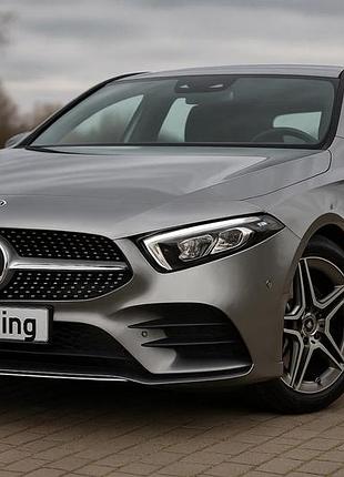 Передняя решетка diamond silver (для 2018-2022) для mercedes a-сlass w177 2018- гг