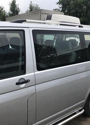 Рейлинги хром длинная база для volkswagen t5 caravelle 2004-2010 дуги на крышу алюминиевые крепления dm-11