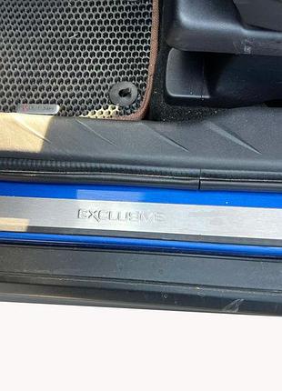 Накладки на пороги flexill sport для mitsubishi asx 2010-2023 4 шт хромированные защитные накладки для а dm-11