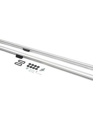 Рейлинги omsaline solid 2 шт серые для ford custom 2013-2022 крыши авто дуги для перевозки груза dm-11