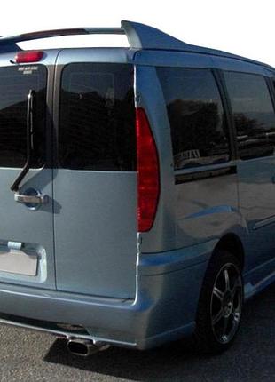 Рейлинги с спойлером hrv-type для fiat doblo i 2001-2005 тюнинг дуги на крышу для улучшения аэродинамики dm-11