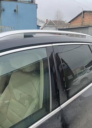 Рейлинги v1 для volkswagen touareg 2010-2018 2шт дуги на крышу из алюминия для установки в штатные места dm-11