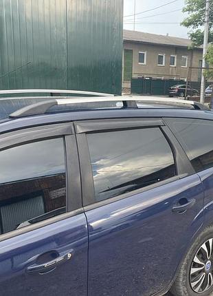Рейлинги алюминиевые caravan хром для ford focus ii 2005-2008 2шт дуги на крышу для установки груза ve-33