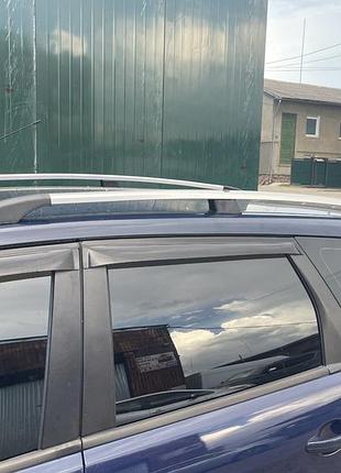 Рейлинги алюминиевые caravan хром для ford focus ii 2008-2011 дуги на крышу установочные элементы для ав ve-33