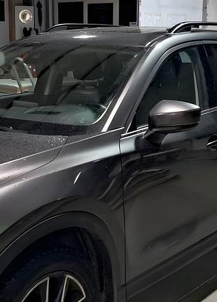 Рейлинги skyport black для mazda cx-5 2017- алюминиевые дуги на крышу для перевозки груза ve-33