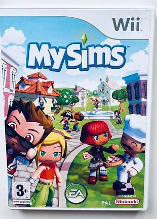 Mysims, б/у, английская версия - диск для nintendo wii