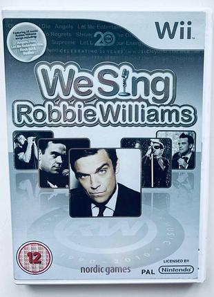 We sing robbie williams, б/у, английская версия - диск для nintendo wii