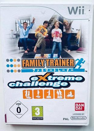 Family trainer extreme challenge, б/в, англійська версія - диск для nintendo wii