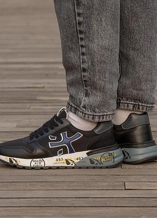 Premiata beige black blue