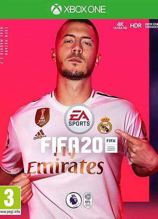 Fifa 20, английская версия - диск для xbox one