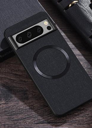Чехол material magsafe google pixel 7 чёрный