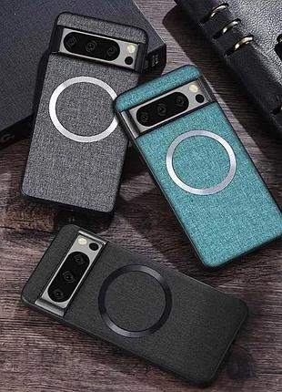 Чехол material magsafe google pixel 7 чёрный 3