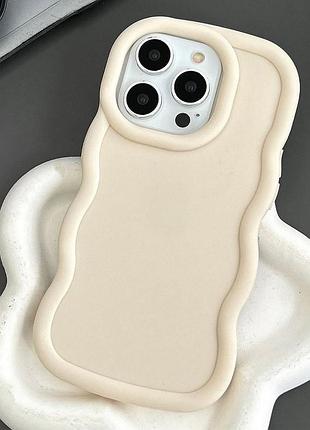 Чохол tpu ripple для apple iphone 13 pro (6.1") antique white