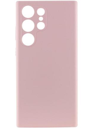 Чехол silicone cover lakshmi full camera (aaa) для samsung galaxy s25 ultra розовый / pink sand