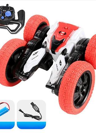 Машинка на радіокеруванні sht dw02a trick and flip rc car 2.4g red