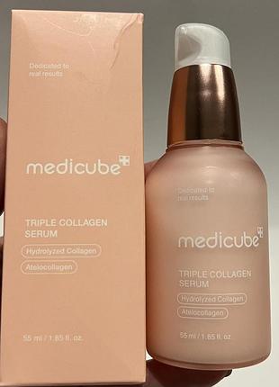Сыворотка с коллагеном и гиалуроновой кислотой medicube triple collagen serum 55 ml