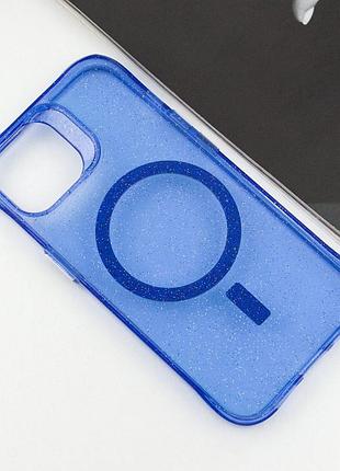 Чохол tpu radiance with magsafe для apple iphone 15 (6.1") blue