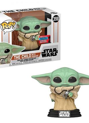 Фигурка funko pop star wars the child grogu грогу малыш йода 398 10 см