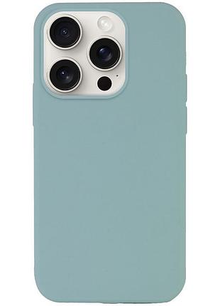 Чохол silicone case full protective (aa) no logo для apple iphone 14 pro (6.1") бірюзовий / turquoise