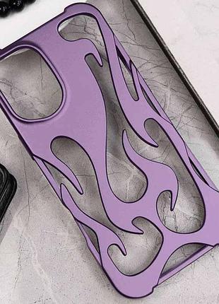 Чехол tpu winfire для apple iphone 16 pro (6.3") purple