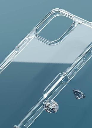Tpu чехол nillkin nature pro series для apple iphone 15 plus (6.7") бесцветный (прозрачный)