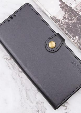 Кожаный чехол-книжка getman gallant (pu) для xiaomi redmi note 14 5g черный