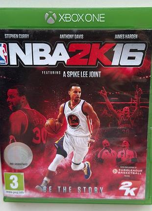 Nba 2k16, б/в, англійська версія - диск для xbox one