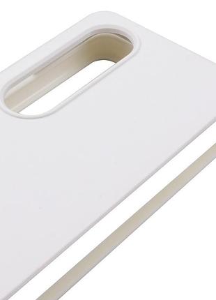 Чехол foldables silicone cover lakshmi (aaa) для samsung galaxy z fold4 белый / white