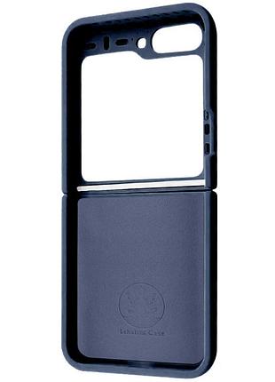 Чехол foldables silicone cover lakshmi (aaa) для samsung galaxy z flip5 темно-синий / midnight blue