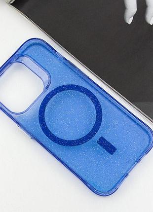 Чохол tpu radiance with magsafe для apple iphone 14 pro max (6.7") blue