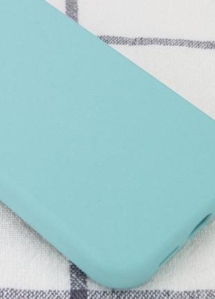 Чохол silicone case full protective (aa) no logo для apple iphone 14 pro (6.1") бірюзовий / marine green 3
