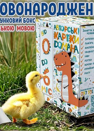 Подарочный бокс карточек домана ‘‘для новорожденных’’ на русском языке, 10 наборов