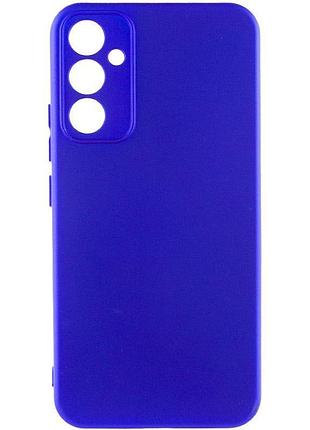 Чехол tpu getman liquid silk full camera для samsung galaxy s24 синий / iris