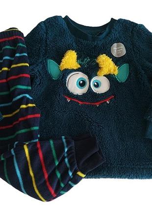 Пижама комбинированная флис george-primark 2-3 года