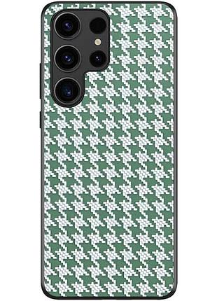 Чехол tpu+pc grid для samsung galaxy s25 ultra green
