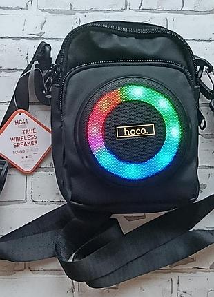 Сумка кросс-боди hoco hc41 wave bass с bluetooth колонкой, портативная, для прогулок
