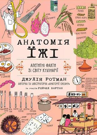 Книга анатомія їжі. апетитні факти зі світу кулінарії - джулія ротман